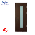 UL / BS Listed 20 minute 45min 90min bedroom fire rated door requirements with glass